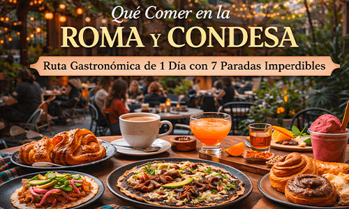 Qué Comer en la Roma y Condesa: Ruta Gastronómica de 1 Día con 7 Paradas Imperdibles