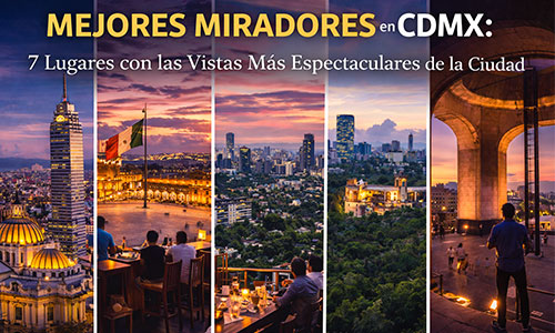 Mejores Miradores en CDMX: 7 Lugares con las Vistas Más Espectaculares de la Ciudad